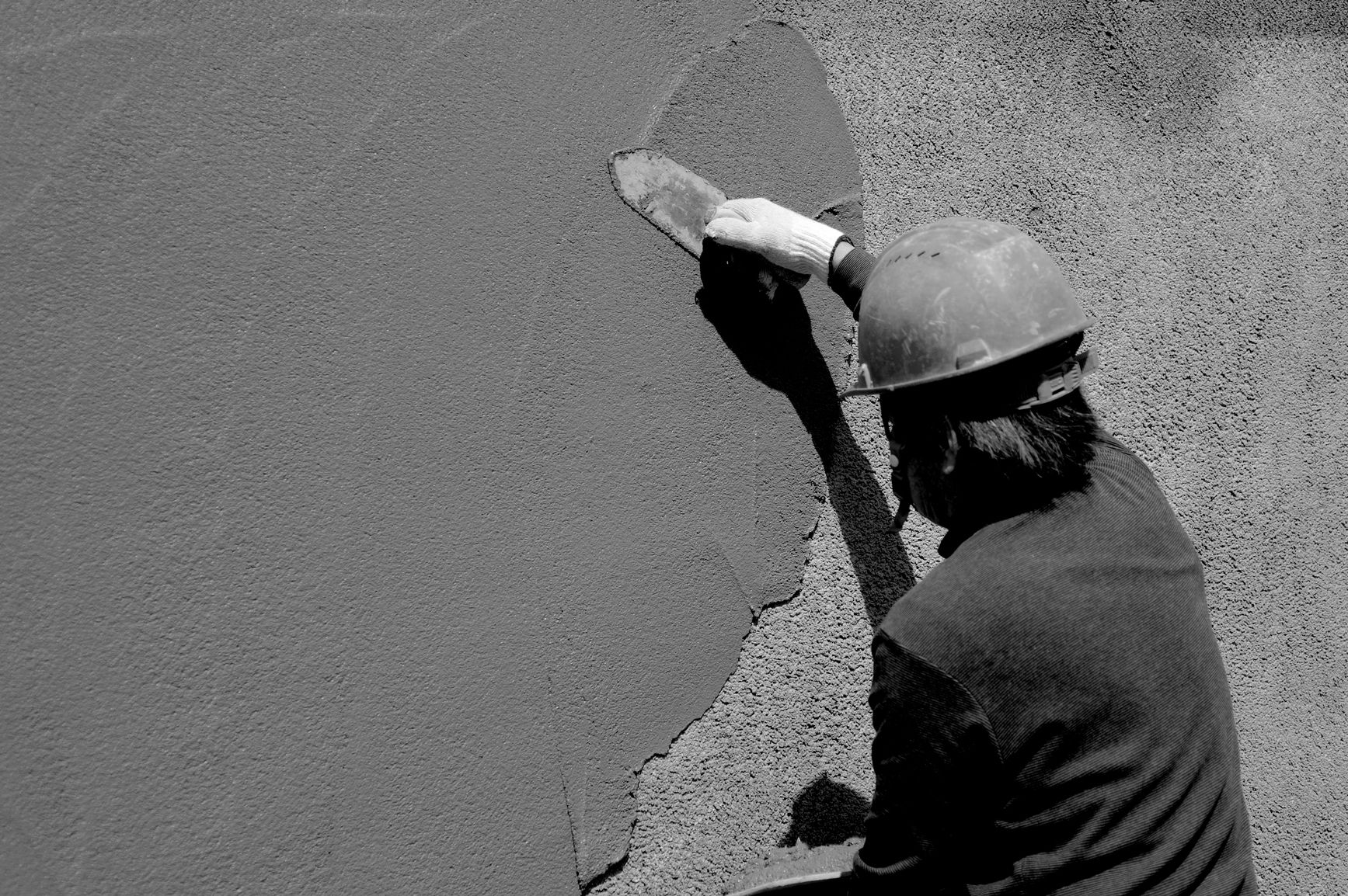 左官職人の画像